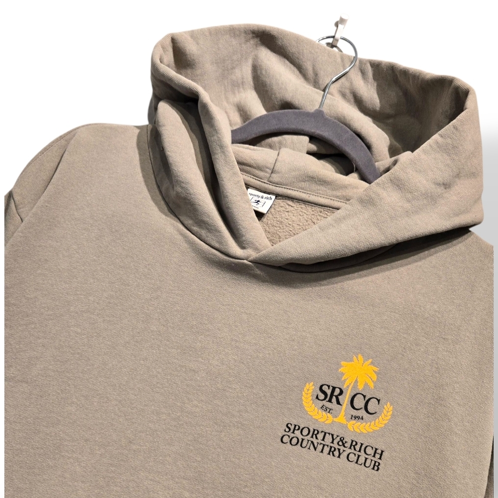 Sporty & Rich Tan Hoodie